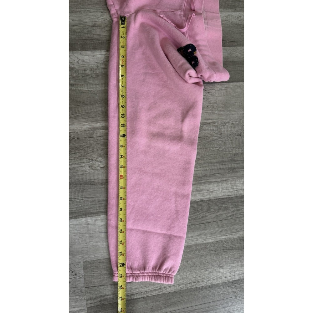 Victoria's Secret Women's 2007 Small Y2K PINK Sweatpants Pink Logo Joggers 86 - Picture 12 of 16